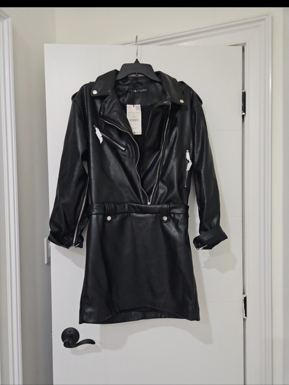Zara Faux Leather Dress
